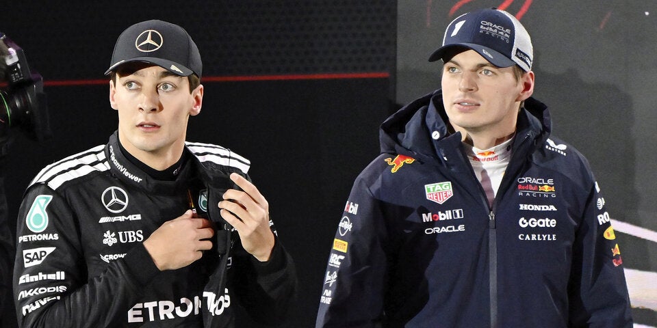Max Verstappen George Russell