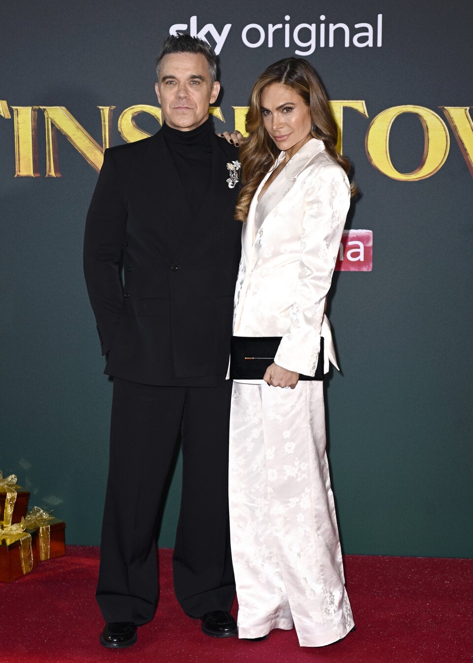 Robbie Williams mit Ehefrau Ayda
