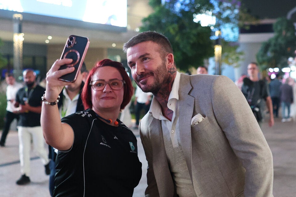 Beckham fieberte vergeblich in McLaren-Box