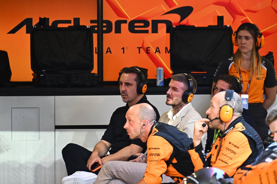 Beckham fieberte vergeblich in McLaren-Box