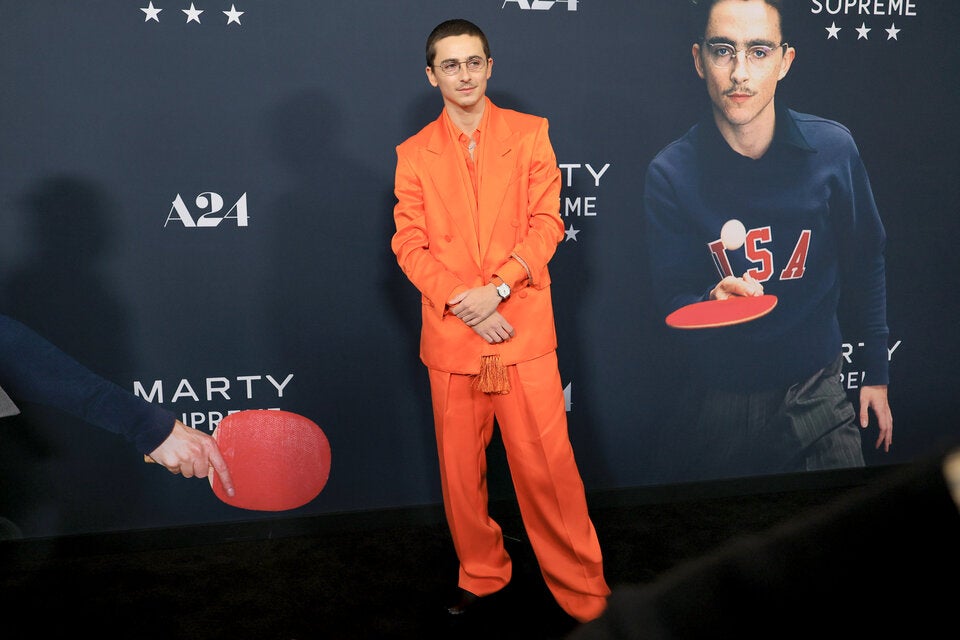 Süßer Moment: Timothée Chalamet im Partnerlook mit seiner Mutter