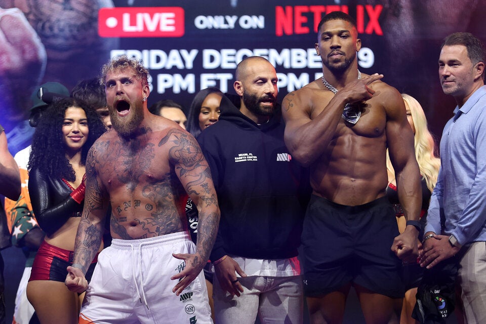 Anthony Joshua und Jake Paul