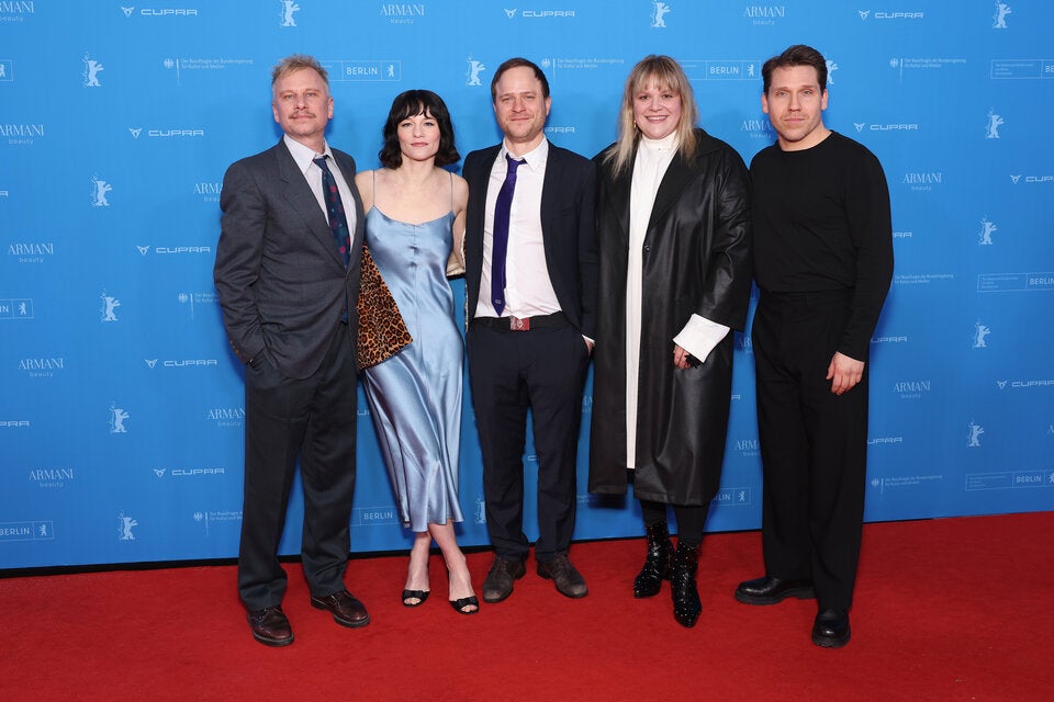 Robert Stadlober, Valerie Pachner, Adrian Goiginger, Stefanie Reinsperger und Hanno Koffler 