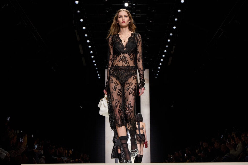 Madonna besuchte die Dolce & Gabbana Show in Mailand