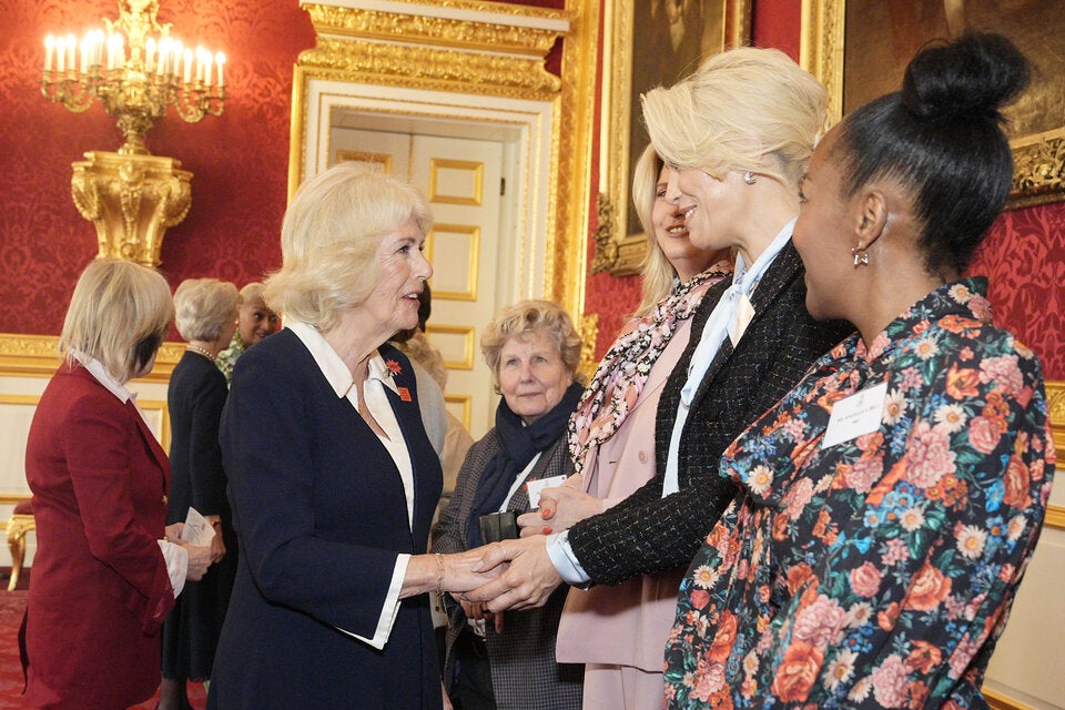 Serien-Queen Waddingham am Weltfrauentag beim Empfang von Königin Camilla. 