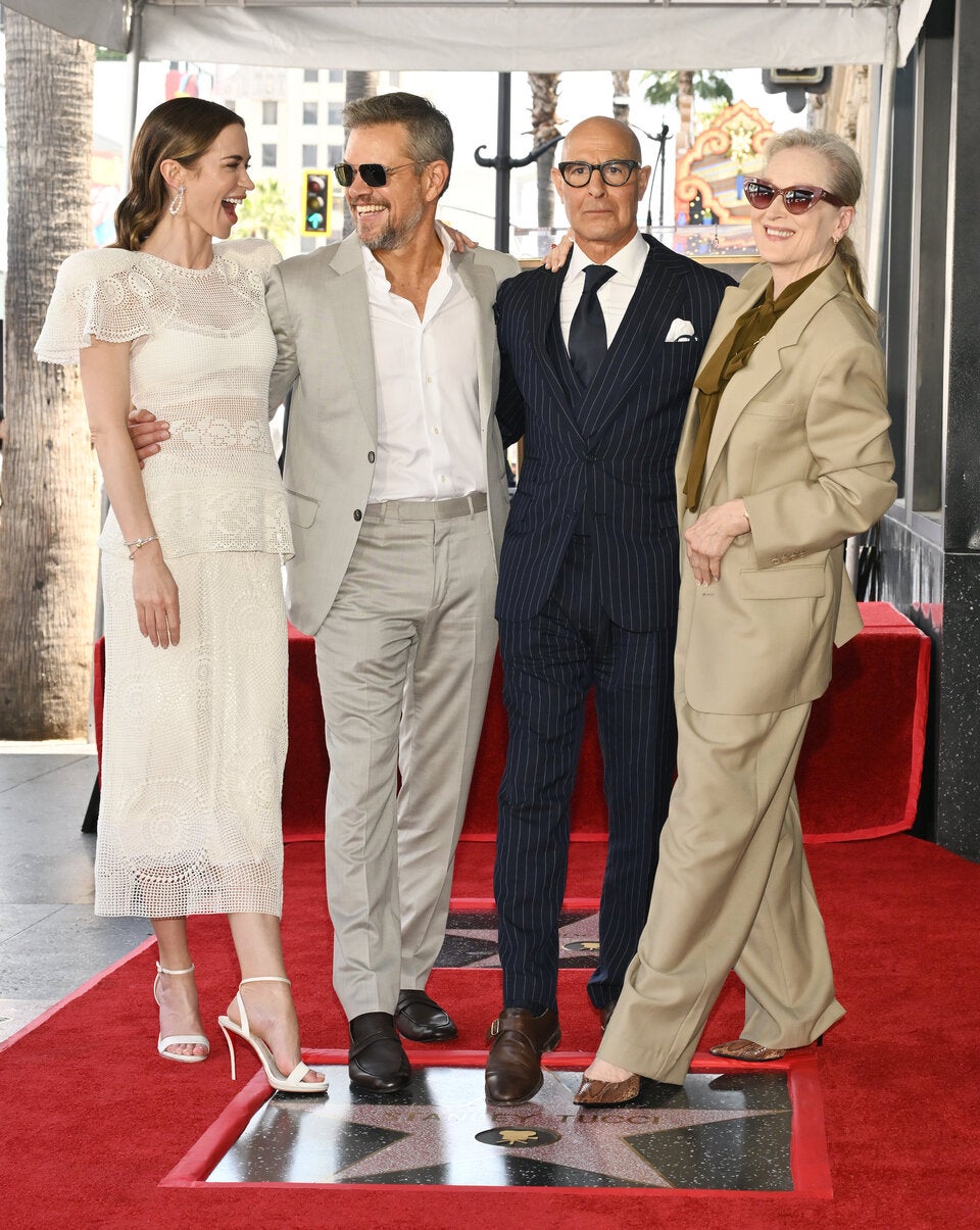 Stanley Tucci und Emily Blunt bekommen Stern am 