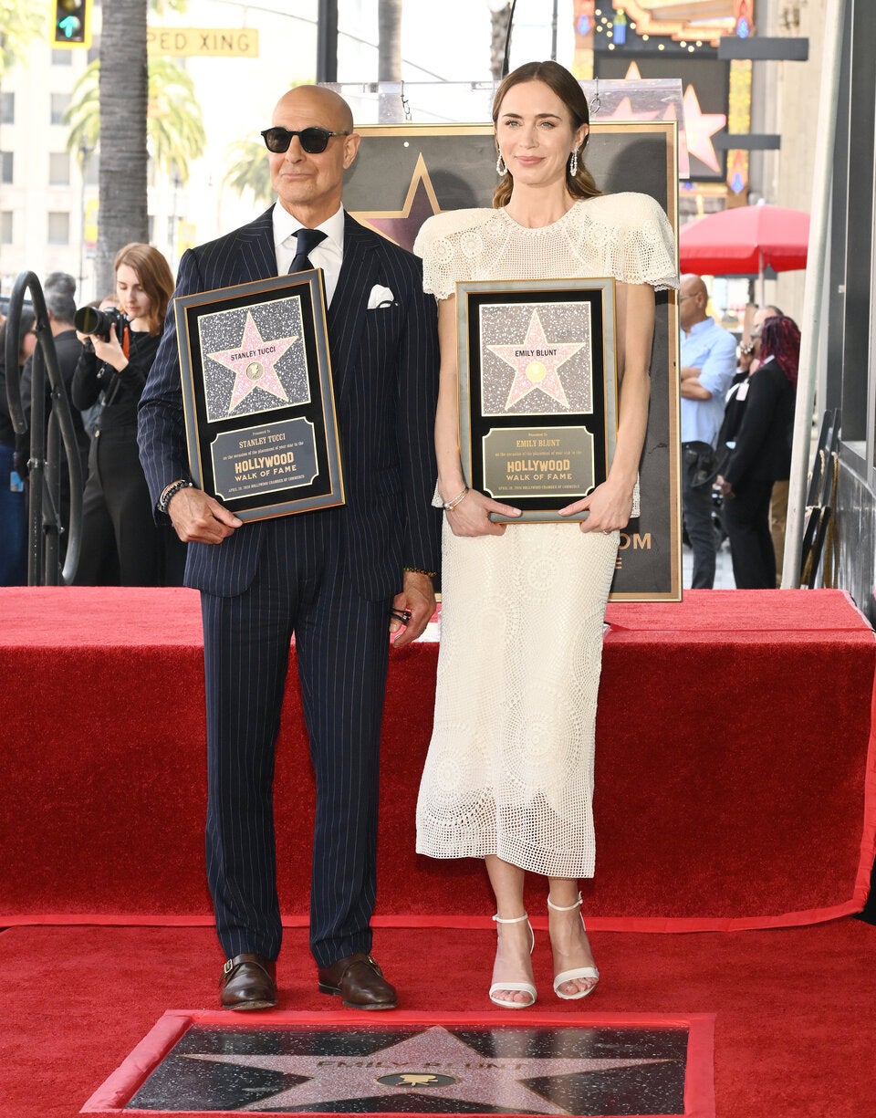 Stanley Tucci und Emily Blunt bekommen Stern am 