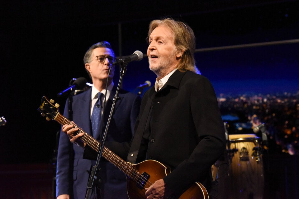 Stephen Colbert und Paul McCartney