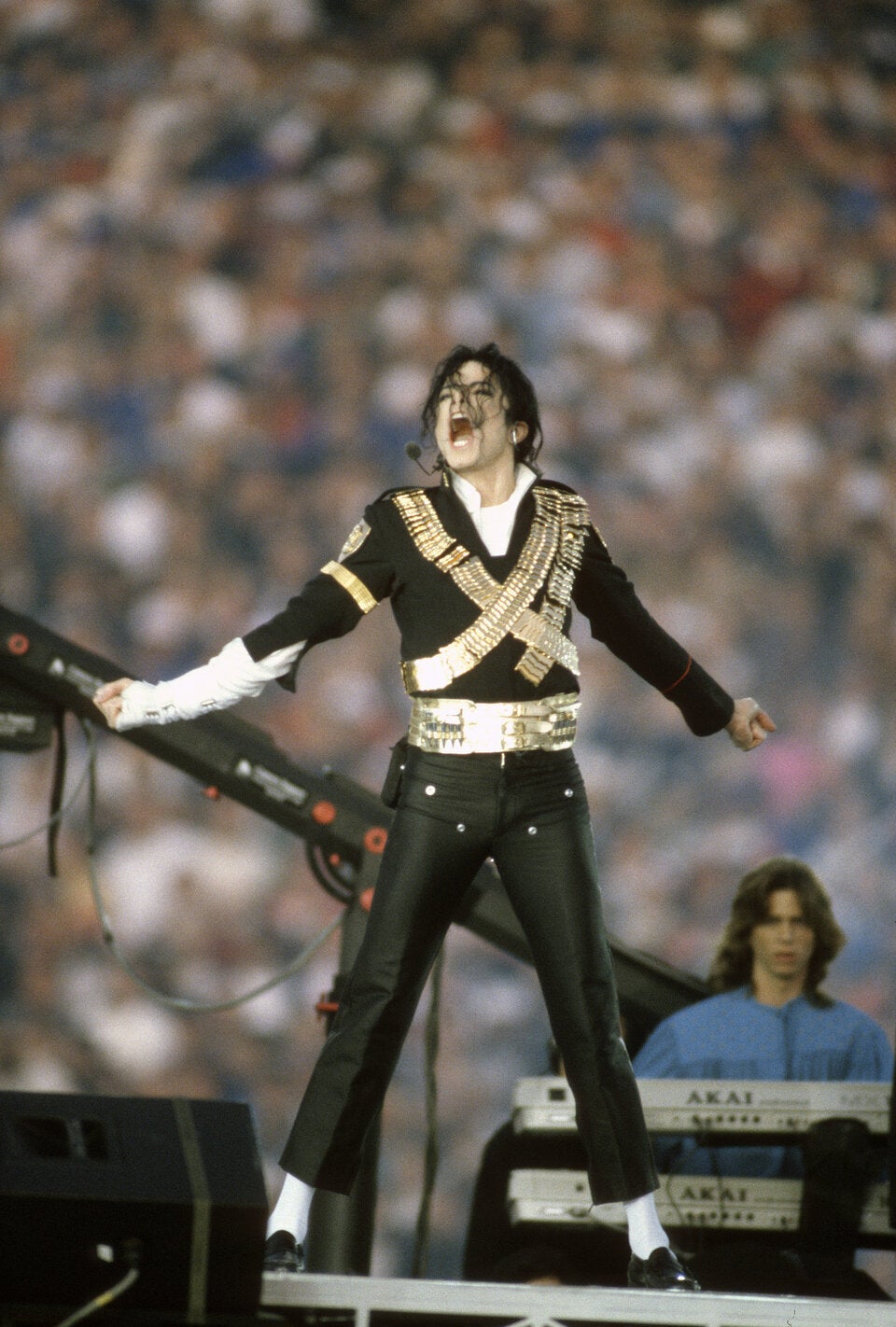 Michael Jackson beim Super Bowl 1993
