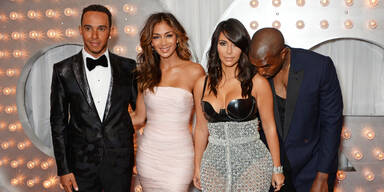 Kim Kardashian, Scherzinger, Lewis Hamilton und Kanye
