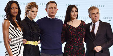 Daniel Craif, Christoph Waltz, Monica Bellucci