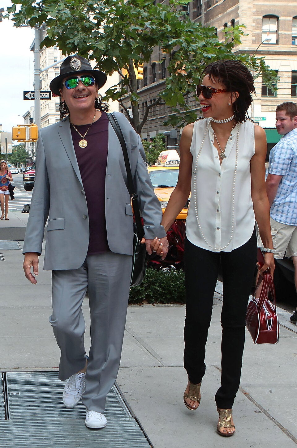 Carlos Santana mit seiner Ex-Frau Deborah. 