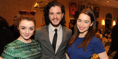 Maisie Williams, Kit Harington, Emilia Clarke