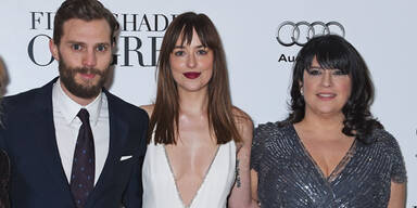 E.L. James, Jamie Dornan, Dakota Johnson