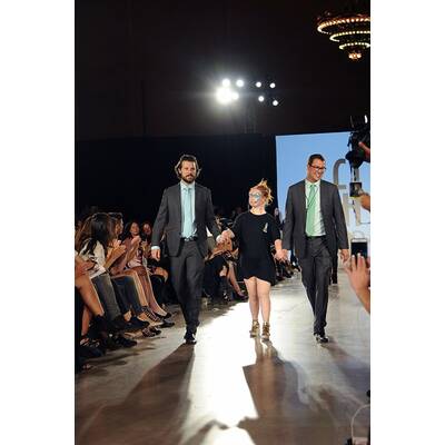 Madeline Stuart und Rebekah Marine bei der NYFW