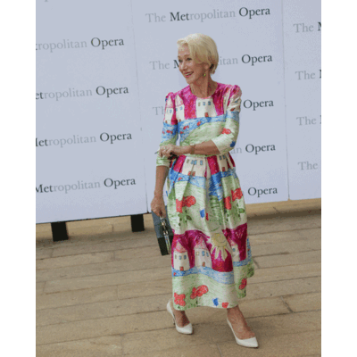Helen Mirren - So stylisch recyclet sie ihr Kleid!