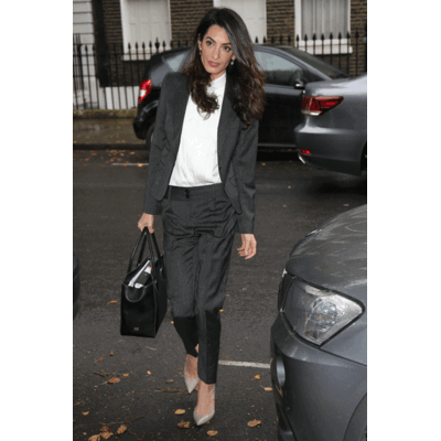 Amal Clooneys cooler Business-Look 