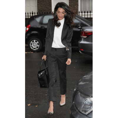 Amal Clooneys cooler Business-Look 