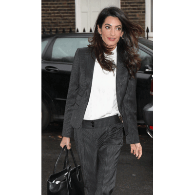Amal Clooneys cooler Business-Look 