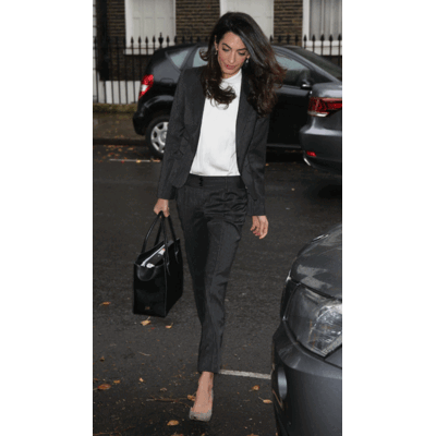 Amal Clooneys cooler Business-Look 