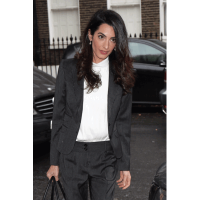 Amal Clooneys cooler Business-Look 
