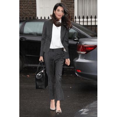 Amal Clooneys cooler Business-Look 