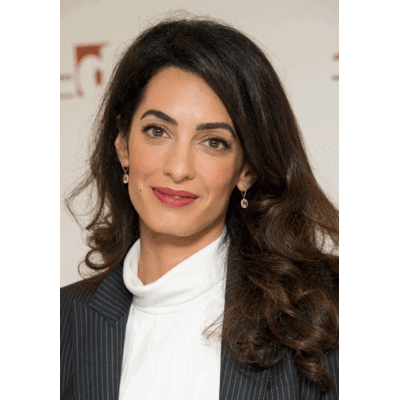 Amal Clooneys cooler Business-Look 