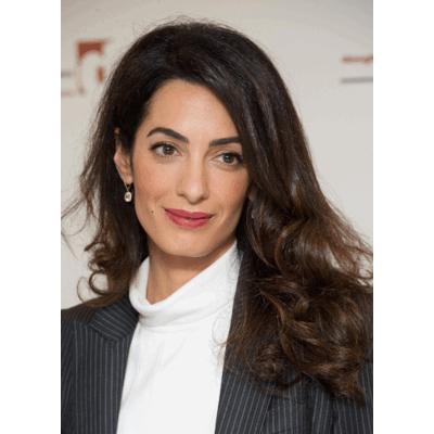 Amal Clooneys cooler Business-Look 
