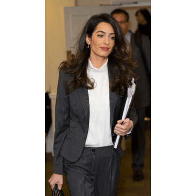 Amal Clooneys cooler Business-Look 