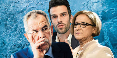 Van der Bellen , Landbauer , Mikl-Leitner