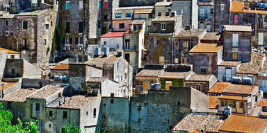 Blick auf das Zentrum von Mussomeli