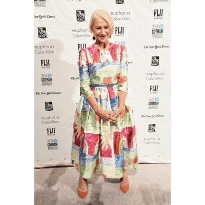 Helen Mirren - So stylisch recyclet sie ihr Kleid!