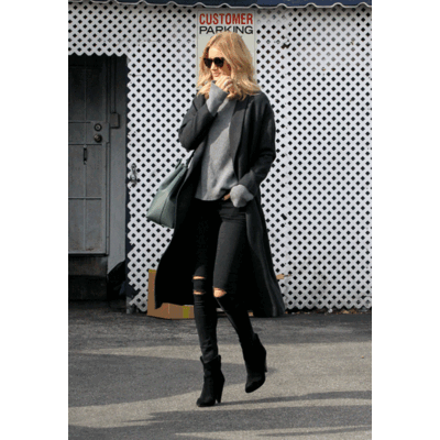 Rosie Huntington-Whiteleys perfekter Winterlook 