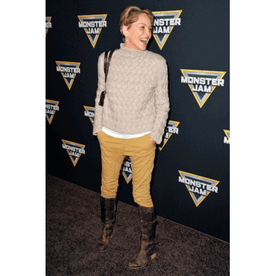 Sharon Stone fast ohne Make-Up 