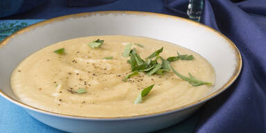 Pastinaken-Birnen-Suppe