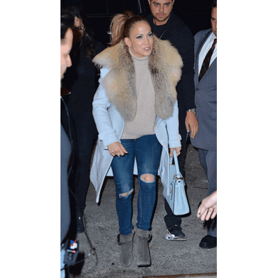 Jennifer Lopez - Kuschelig in New York unterwegs