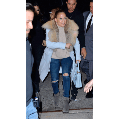 Jennifer Lopez - Kuschelig in New York unterwegs