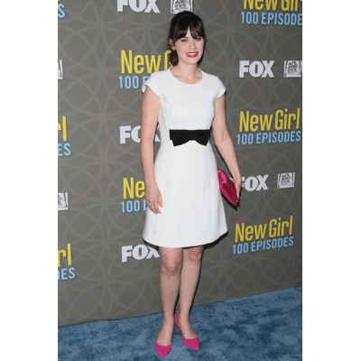 Zooey Deschanel im Kleinmädchen-Look