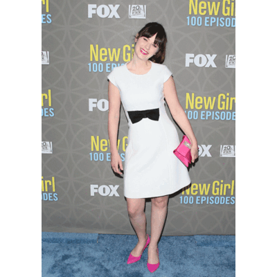 Zooey Deschanel im Kleinmädchen-Look