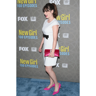 Zooey Deschanel im Kleinmädchen-Look