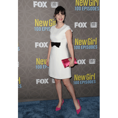 Zooey Deschanel im Kleinmädchen-Look