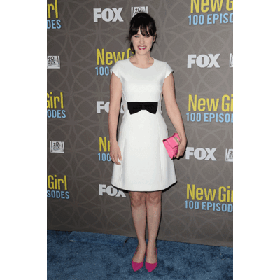 Zooey Deschanel im Kleinmädchen-Look