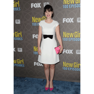 Zooey Deschanel im Kleinmädchen-Look