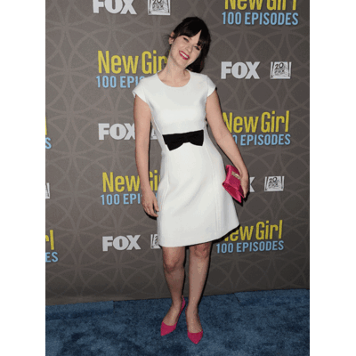 Zooey Deschanel im Kleinmädchen-Look