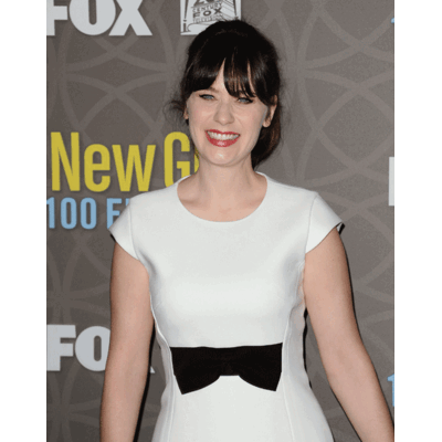 Zooey Deschanel im Kleinmädchen-Look