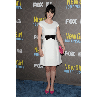 Zooey Deschanel im Kleinmädchen-Look