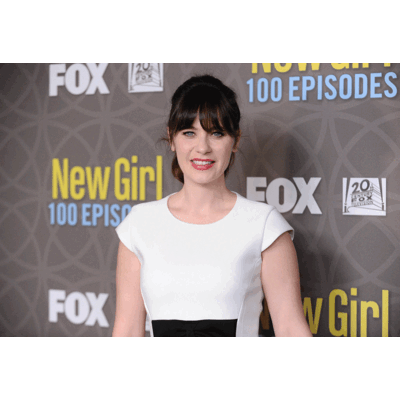 Zooey Deschanel im Kleinmädchen-Look