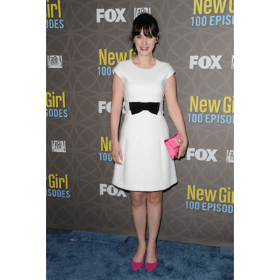Zooey Deschanel im Kleinmädchen-Look