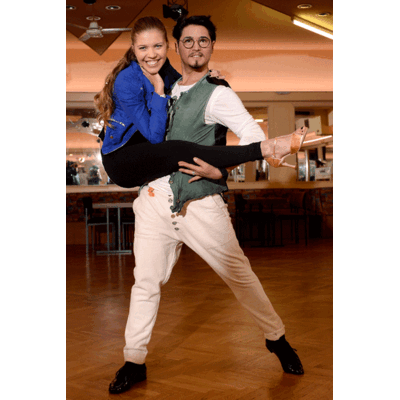 Victoria Swarovski & Erich Klann trainieren für 