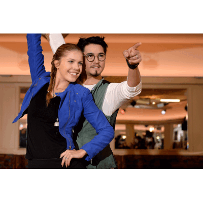 Victoria Swarovski & Erich Klann trainieren für 